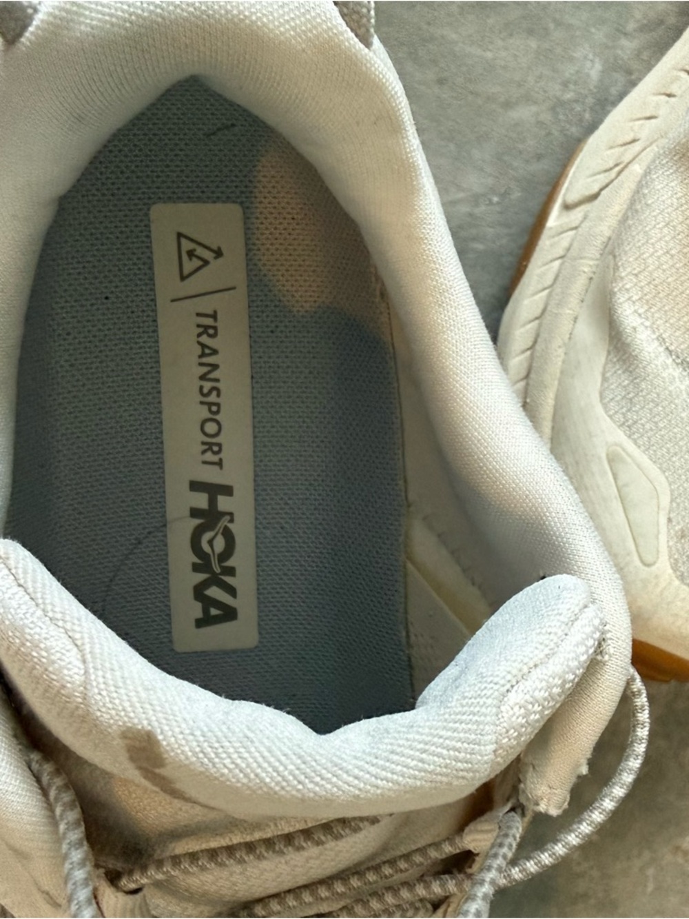 Hoka Women's Sneakers in Light Beige/Cream - Picture 3 of 13